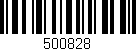 Código de barras (EAN, GTIN, SKU, ISBN): '500828'