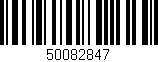 Código de barras (EAN, GTIN, SKU, ISBN): '50082847'