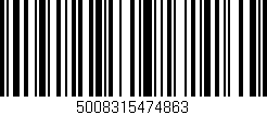 Código de barras (EAN, GTIN, SKU, ISBN): '5008315474863'