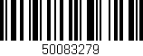 Código de barras (EAN, GTIN, SKU, ISBN): '50083279'