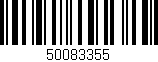 Código de barras (EAN, GTIN, SKU, ISBN): '50083355'