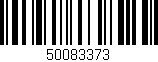 Código de barras (EAN, GTIN, SKU, ISBN): '50083373'