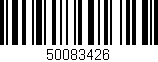 Código de barras (EAN, GTIN, SKU, ISBN): '50083426'