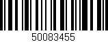 Código de barras (EAN, GTIN, SKU, ISBN): '50083455'