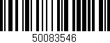 Código de barras (EAN, GTIN, SKU, ISBN): '50083546'