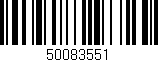 Código de barras (EAN, GTIN, SKU, ISBN): '50083551'