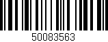 Código de barras (EAN, GTIN, SKU, ISBN): '50083563'