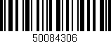 Código de barras (EAN, GTIN, SKU, ISBN): '50084306'
