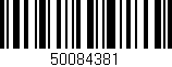 Código de barras (EAN, GTIN, SKU, ISBN): '50084381'