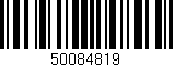 Código de barras (EAN, GTIN, SKU, ISBN): '50084819'