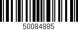 Código de barras (EAN, GTIN, SKU, ISBN): '50084885'
