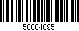 Código de barras (EAN, GTIN, SKU, ISBN): '50084895'