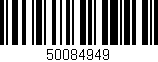 Código de barras (EAN, GTIN, SKU, ISBN): '50084949'
