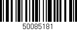 Código de barras (EAN, GTIN, SKU, ISBN): '50085181'