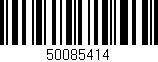 Código de barras (EAN, GTIN, SKU, ISBN): '50085414'