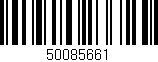 Código de barras (EAN, GTIN, SKU, ISBN): '50085661'
