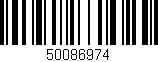 Código de barras (EAN, GTIN, SKU, ISBN): '50086974'