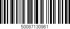 Código de barras (EAN, GTIN, SKU, ISBN): '50087130961'