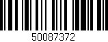 Código de barras (EAN, GTIN, SKU, ISBN): '50087372'
