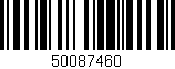 Código de barras (EAN, GTIN, SKU, ISBN): '50087460'