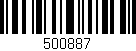 Código de barras (EAN, GTIN, SKU, ISBN): '500887'