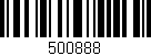 Código de barras (EAN, GTIN, SKU, ISBN): '500888'