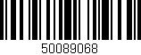 Código de barras (EAN, GTIN, SKU, ISBN): '50089068'