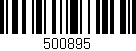 Código de barras (EAN, GTIN, SKU, ISBN): '500895'