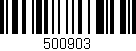 Código de barras (EAN, GTIN, SKU, ISBN): '500903'