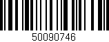 Código de barras (EAN, GTIN, SKU, ISBN): '50090746'