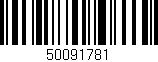 Código de barras (EAN, GTIN, SKU, ISBN): '50091781'