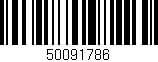 Código de barras (EAN, GTIN, SKU, ISBN): '50091786'