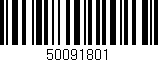 Código de barras (EAN, GTIN, SKU, ISBN): '50091801'