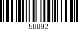 Código de barras (EAN, GTIN, SKU, ISBN): '50092'