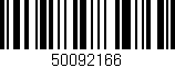 Código de barras (EAN, GTIN, SKU, ISBN): '50092166'
