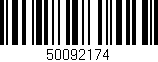 Código de barras (EAN, GTIN, SKU, ISBN): '50092174'