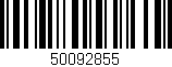 Código de barras (EAN, GTIN, SKU, ISBN): '50092855'