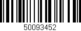 Código de barras (EAN, GTIN, SKU, ISBN): '50093452'