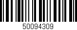 Código de barras (EAN, GTIN, SKU, ISBN): '50094309'
