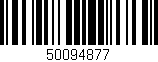 Código de barras (EAN, GTIN, SKU, ISBN): '50094877'