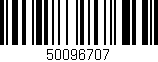 Código de barras (EAN, GTIN, SKU, ISBN): '50096707'