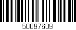 Código de barras (EAN, GTIN, SKU, ISBN): '50097609'