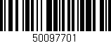 Código de barras (EAN, GTIN, SKU, ISBN): '50097701'
