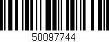 Código de barras (EAN, GTIN, SKU, ISBN): '50097744'