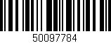 Código de barras (EAN, GTIN, SKU, ISBN): '50097784'