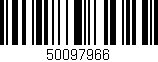 Código de barras (EAN, GTIN, SKU, ISBN): '50097966'