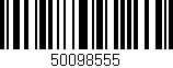 Código de barras (EAN, GTIN, SKU, ISBN): '50098555'