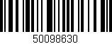 Código de barras (EAN, GTIN, SKU, ISBN): '50098630'