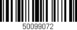 Código de barras (EAN, GTIN, SKU, ISBN): '50099072'