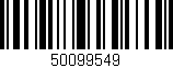 Código de barras (EAN, GTIN, SKU, ISBN): '50099549'